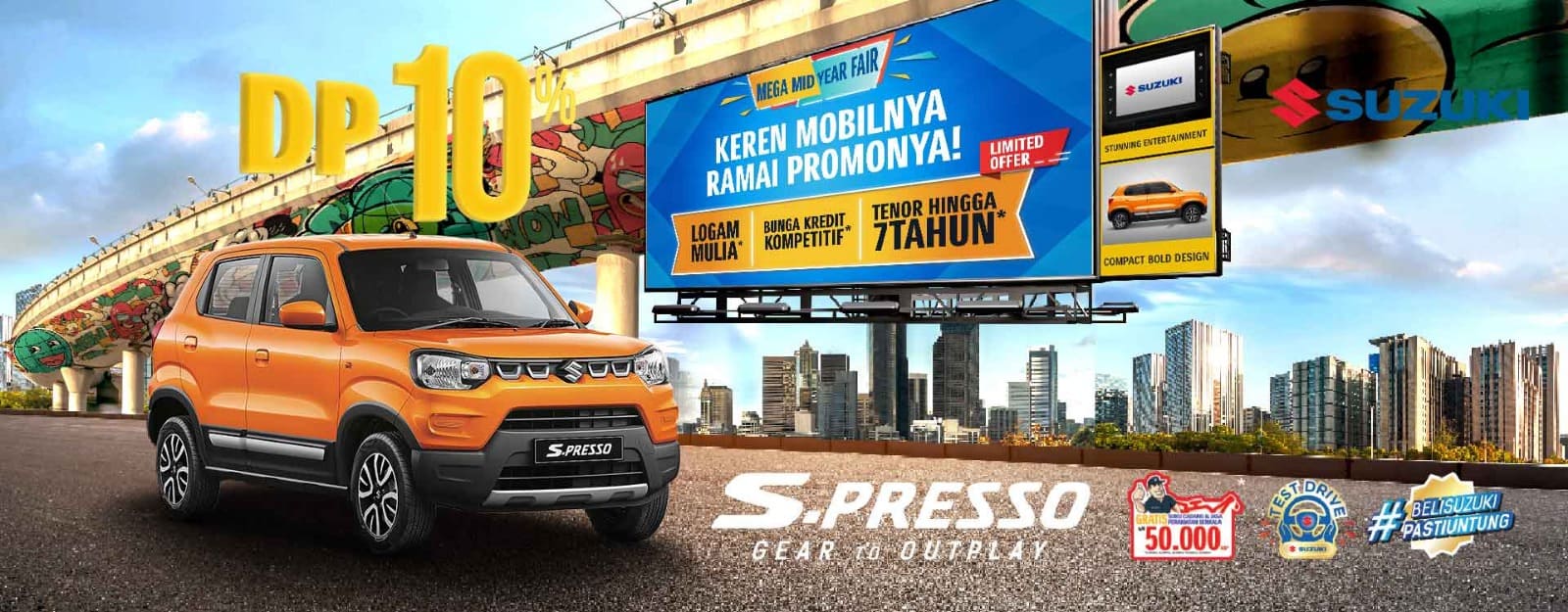 Banner S-Presso May 2023, Suzuki SBM Kupang