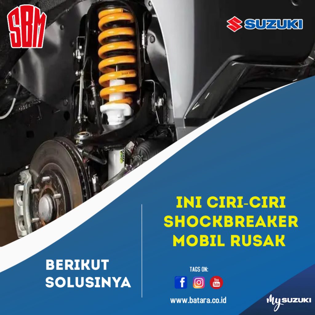 ciri-ciri shockbreaker rusak Suzuki SBM Kupang