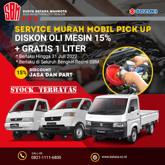 Service Murah Mobil PickUp, Suzuki SBM Kupang