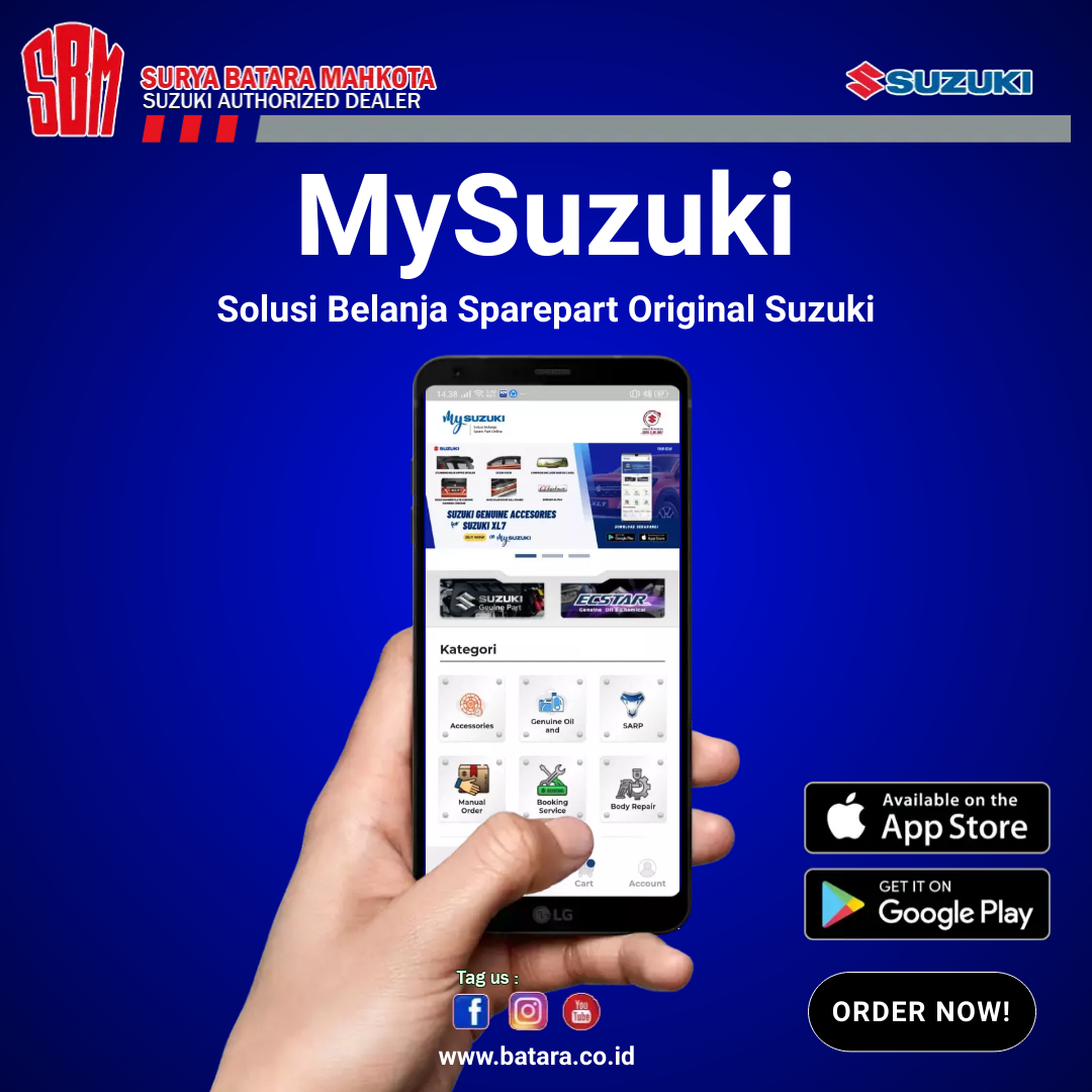 MySuzuki Solusi Belanja Sparepart Original Suzuki SBM